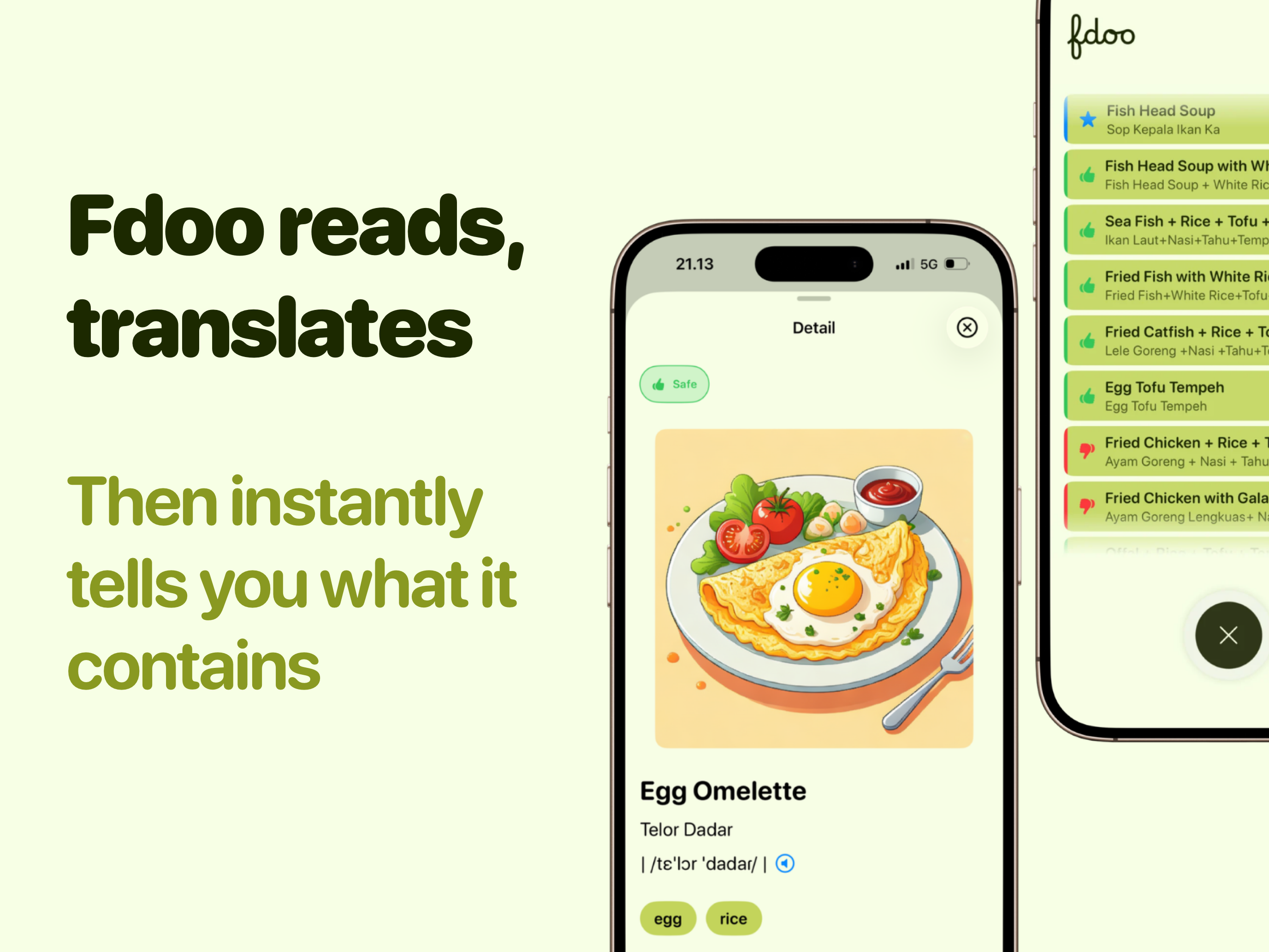 Fdoo translates menus for travelers and expats
