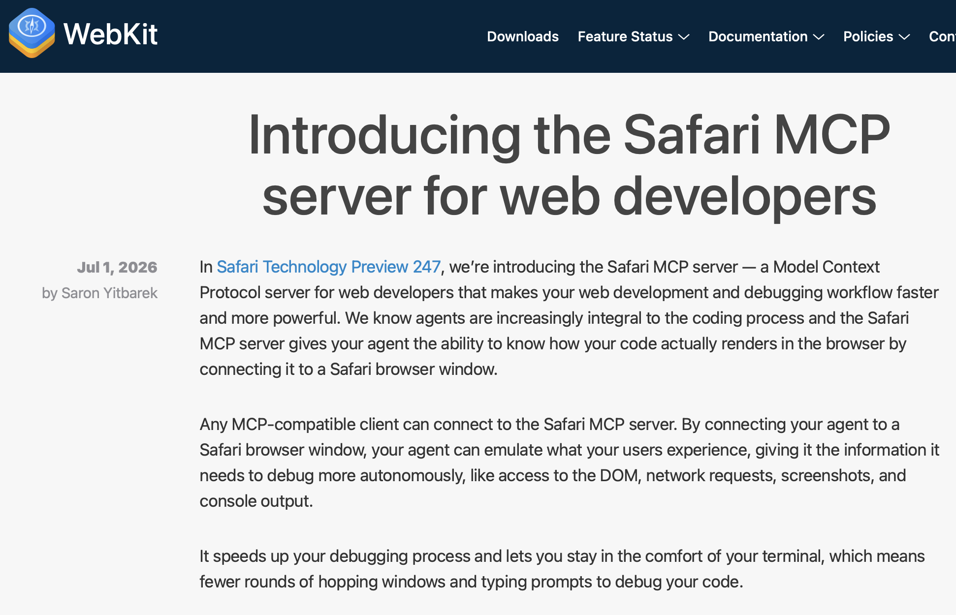 Image for Official MCP Server for Safari