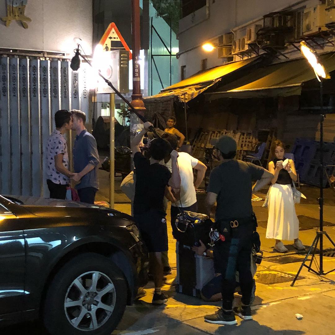 Image for Movie Kissing Scene Filmed on My Street