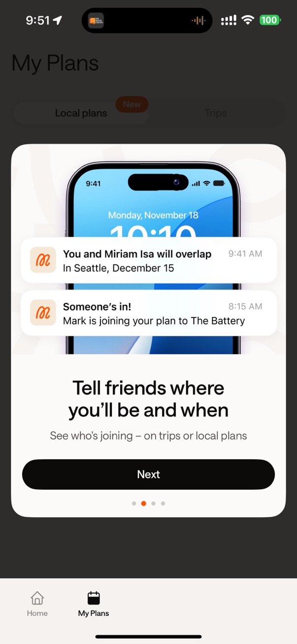 On-Boarding Screen #2 of Mozi