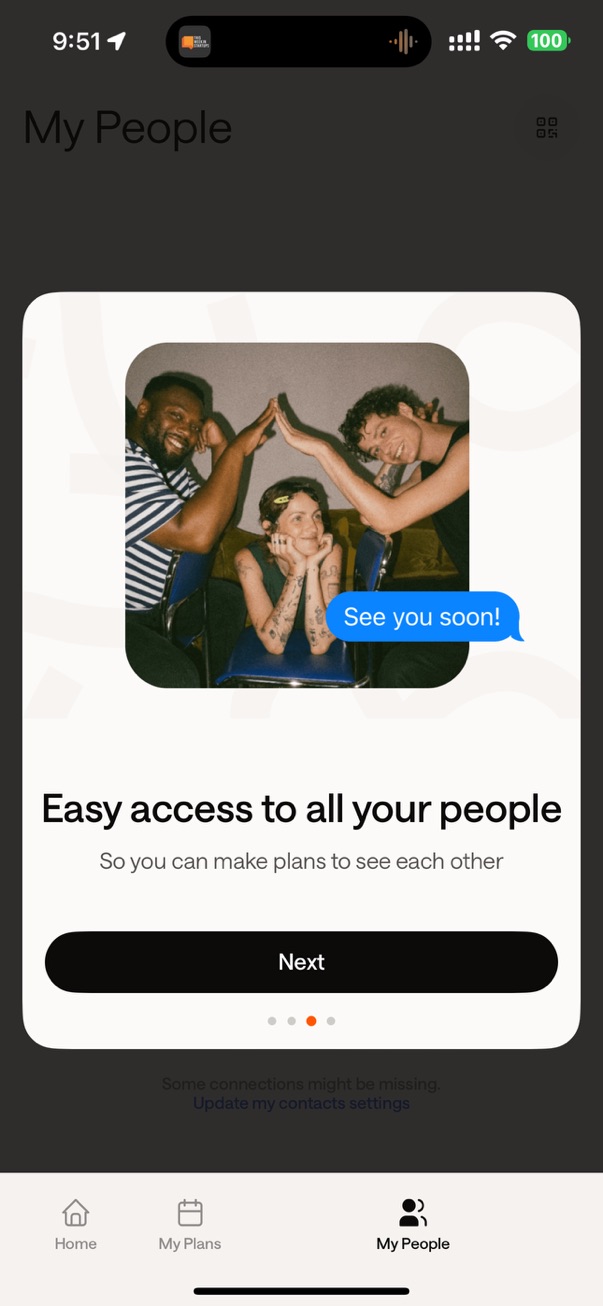 On-Boarding Screen #3 of Mozi
